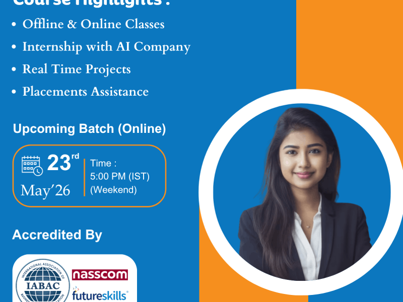 DataMites Data Science Training in Kolkata with Placement