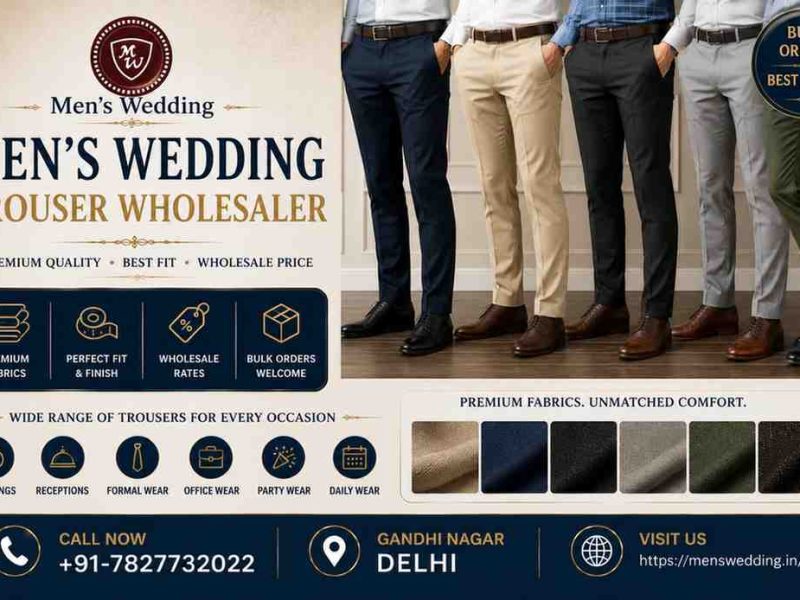 Trouser Wholesaler in Gandhi Nagar Delhi | Men's Cotton & Formal Trouser Wholesale Supplier