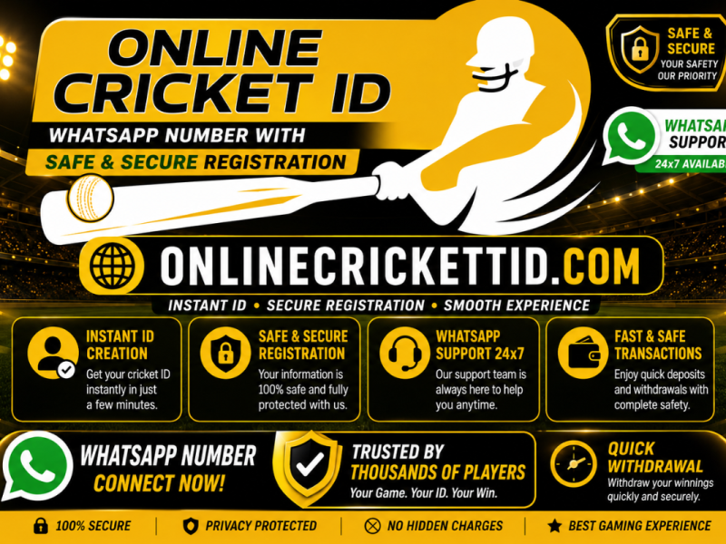 Online Cricket ID WhatsApp Number with Safe & Secure Registration