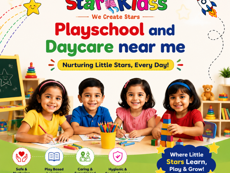 Playschool and Daycare Near Me for Kids