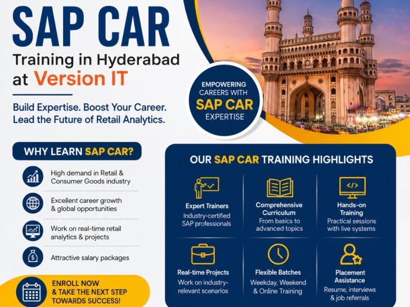 SAP BTP CAR Training in Hyderabad at Version IT