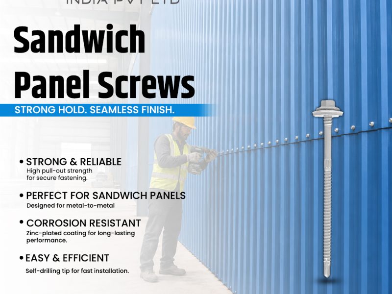 Sandwich Panel Screws for Efficient Panel Installation