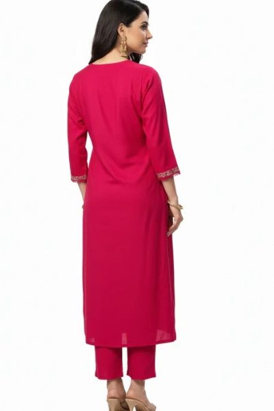 Rani Pink Party Suit – Buy now for a bold festive vibe at ₹1899