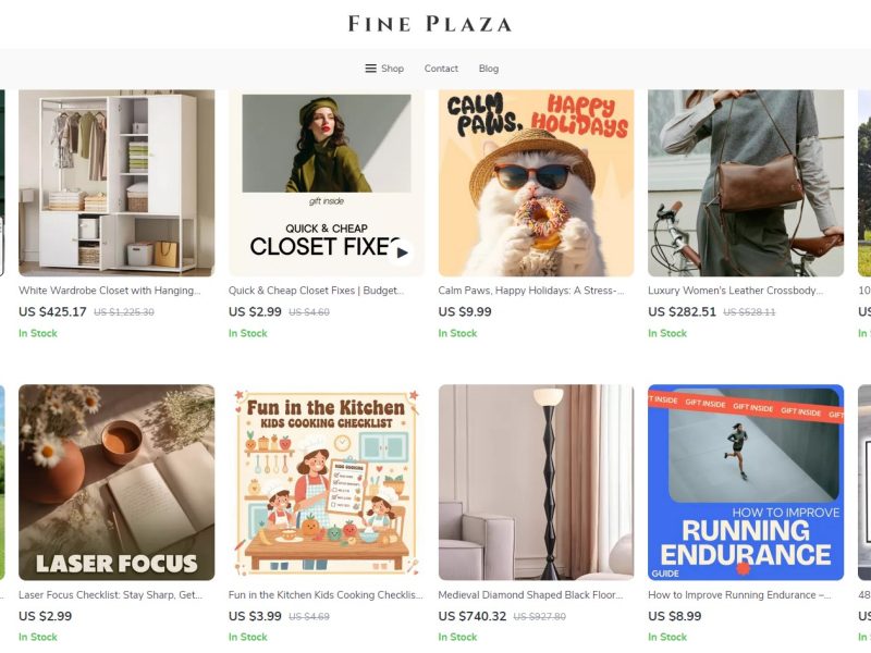 fineplaza.com 10% Offer All Products