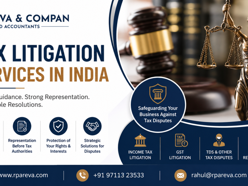 Tax Litigation Services in India – R Pareva & Co.
