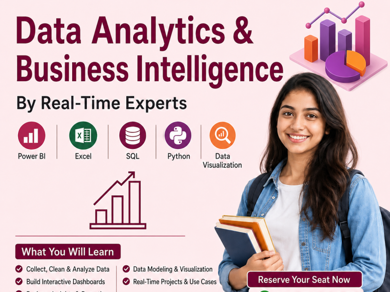 Top Data analytics With AI Online Training In Hyderabad
