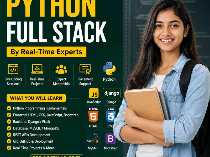 Top Python Full Stack With AI Online Training In Hyderabad