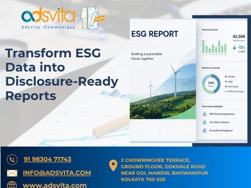 Transform ESG Data into Disclosure-Ready Reports