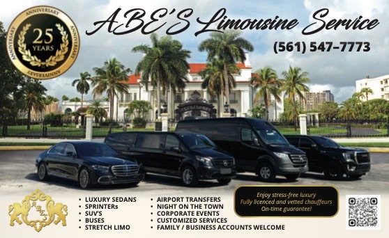Abe's Limousine Service – Luxury Limo & Black Car Service for Weddings, Airport, Party Bus & Rentals in West Palm Beach