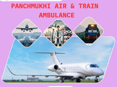 Book Panchmukhi Air and Train Ambulance Service in Dehradun with Reliable ICU Setup