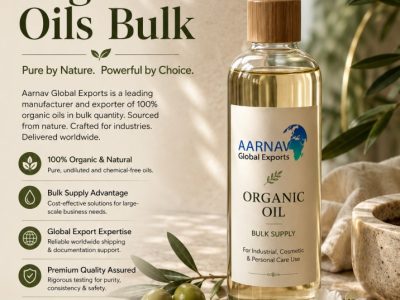 Organic Oils Bulk – Premium Quality Wholesale & Export Supply
