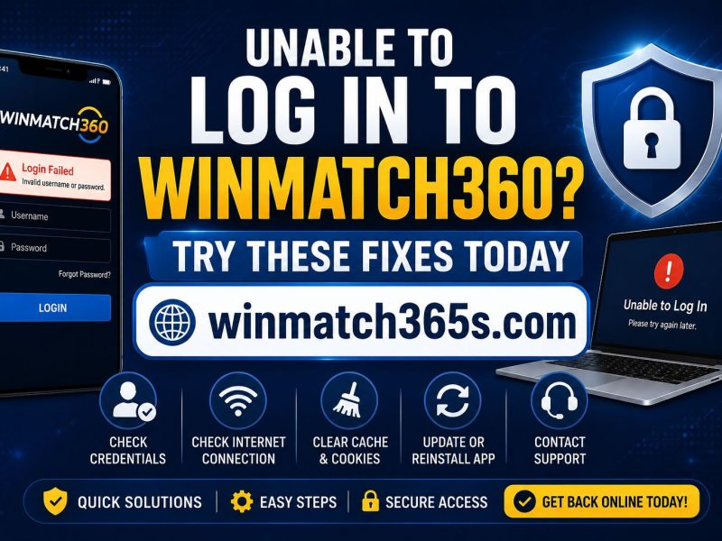 Unable to Log In to Winmatch360? Try These Fixes Today