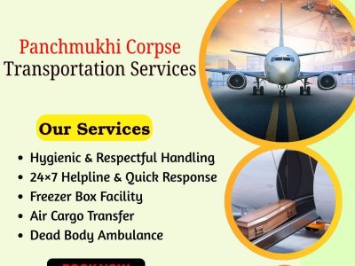 Panchmukhi Dead Body Transfer in Ahmedabad- Embalming Technique is utilized for corpse preservation