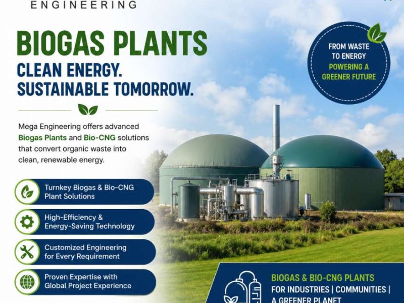 Biogas Plants | Bio-CNG Solutions – Mega Engineering