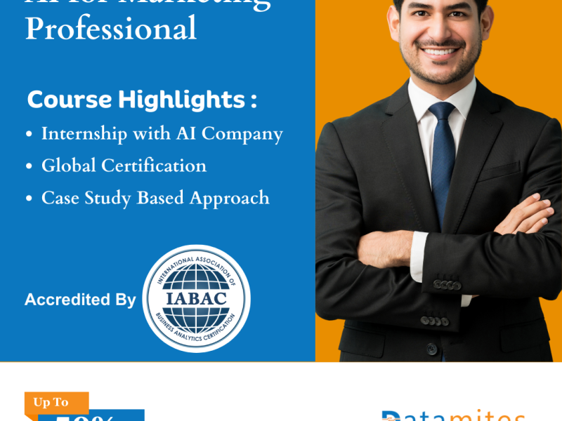 DataMites Top AI for Marketing Professionals classes in Chennai