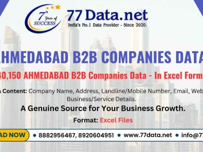 Verified 40000+ Ahmedabad Companies List with Free Sample Data