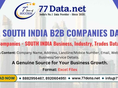 Verified 2 Lac+ All South India Companies List with Free Sample Data