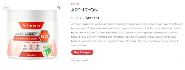 Does it Really Work: Arthryon Pain Relief Cream