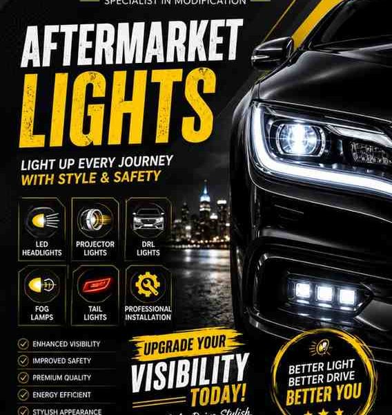 Premium Aftermarket Lights in Coimbatore by i5cardecors