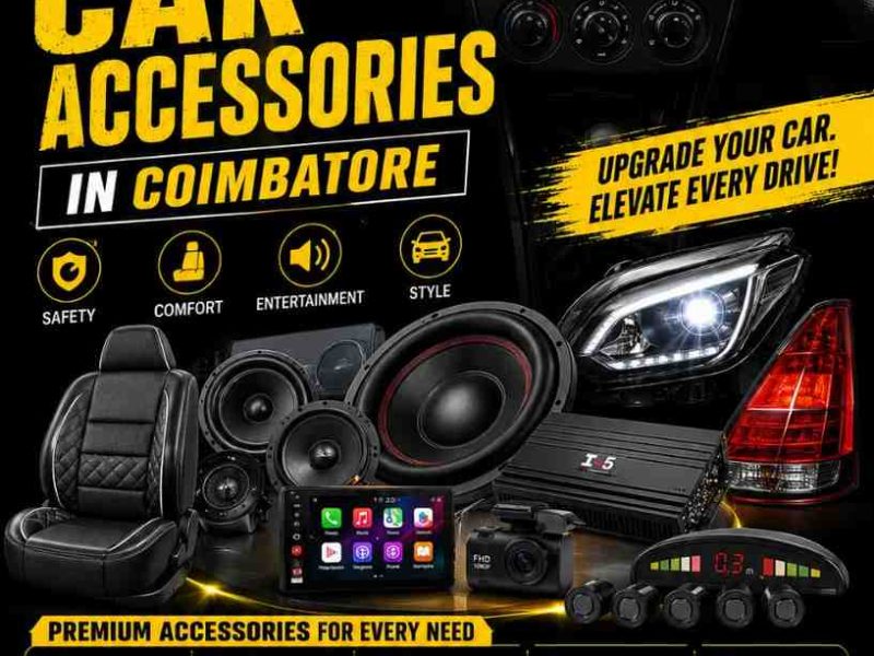 Best Car Accessories in Coimbatore – i5cardecors for Stylish Interiors