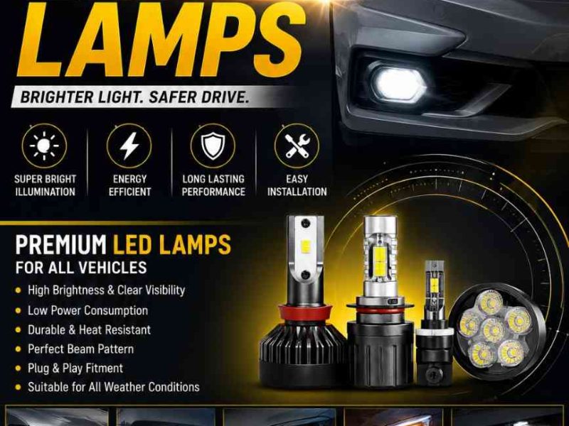 Custom LED Lamps in Coimbatore by i5cardecors