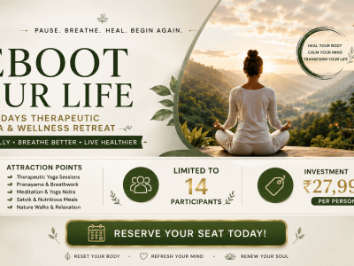 Therapeutic Yoga Retreat | Reboot Your Life Retreat