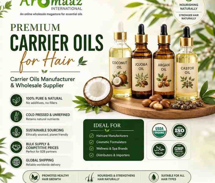 Carrier Oils in Bulk | Premium Wholesale Carrier Oils by Aromaaz International