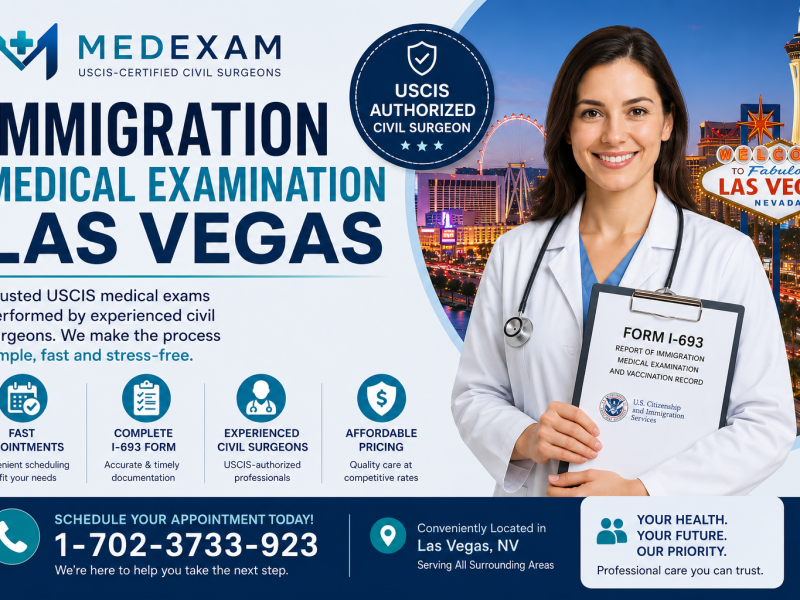 Affordable Immigration Medical Examination Las Vegas | Medexam