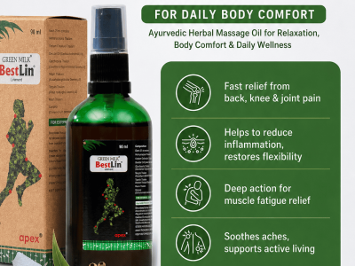 BestLin Joint Pain Oil – Ayurvedic Pain Relief Oil for Knee & Body Pain