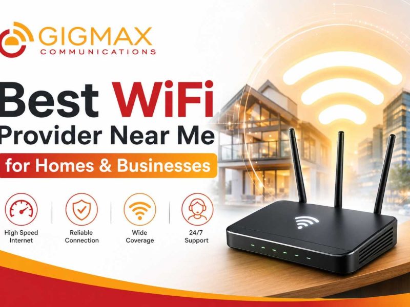 Best WiFi Provider Near Me for Homes & Businesses | GIGMAX