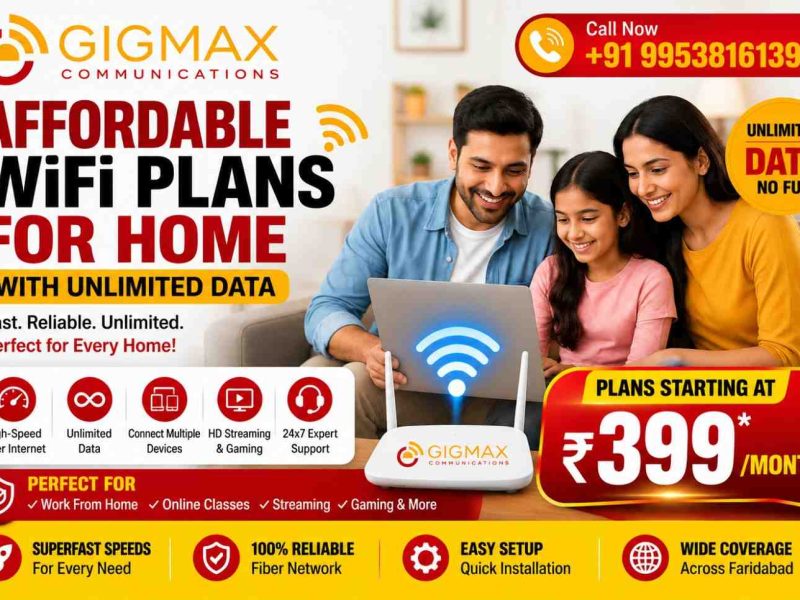 Affordable WiFi Plans for Home with Unlimited Data | GIGMAX