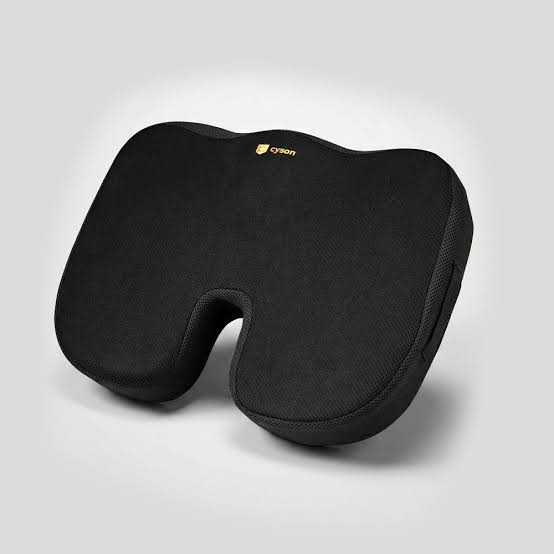 Coccyx Cushion for Tailbone Pain Relief | Orthopedic Memory Foam Seat Cushion for Office, Car & Home