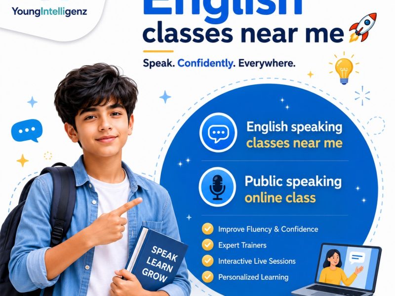 English Classes Near Me – Improve Your Spoken English with Young Intelligenz