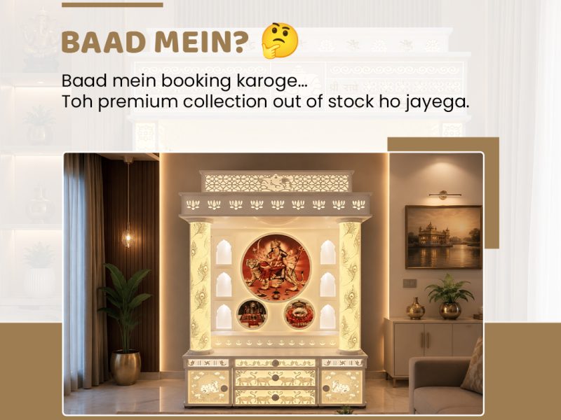 Corian Temple Shop in delhi for Custom Designs