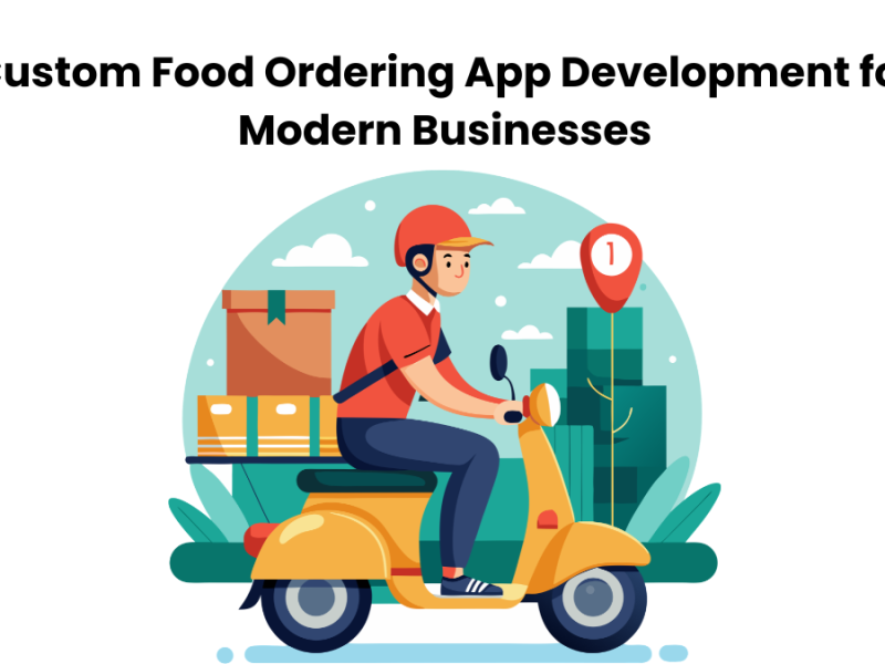 Custom Food Ordering App Development for Modern Businesses