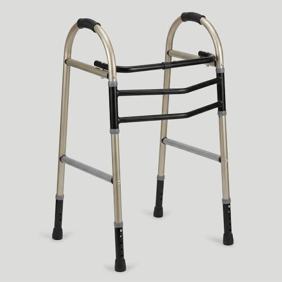 Cyson Foldable Walker | Lightweight Adjustable Walking Frame for Elderly & Patients
