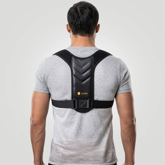 Cyson Posture Corrector for Men & Women – Adjustable Upper Back Brace for Shoulder Support