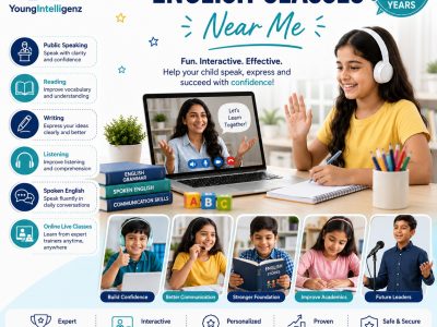 English Classes Near Me | Improve Your Spoken English with Young Intelligenz