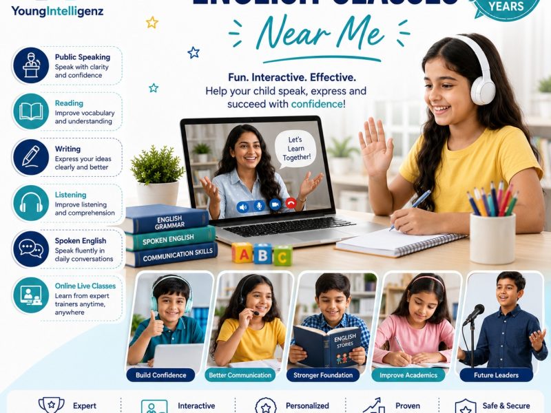 English Classes Near Me | Improve Your Spoken English with Young Intelligenz