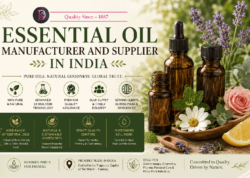 Essential Oil Manufacturer and Supplier in India