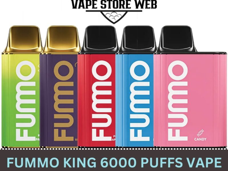 Buy FUMMO King 6000 Puffs 20MG Disposable Rechargeable Vape in Dubai