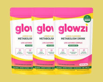 What are the key ingredients in Glowzi?