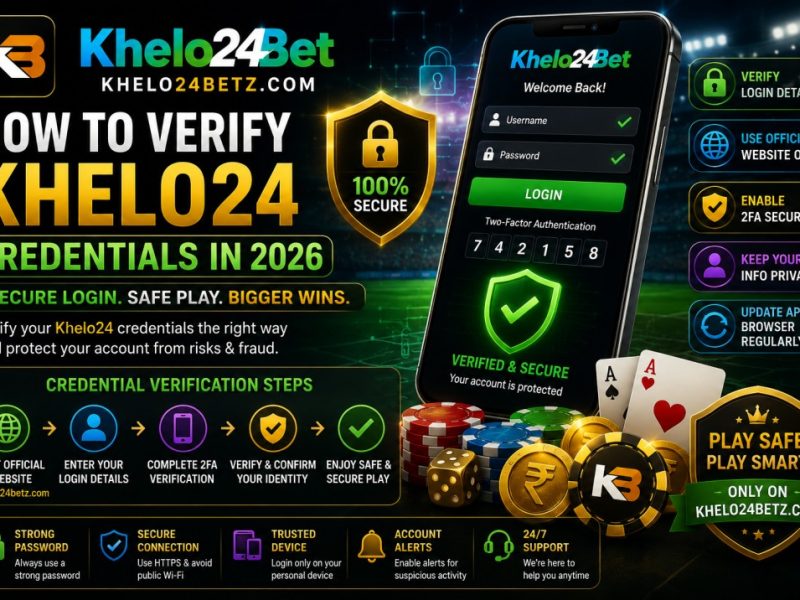 How to Verify Khelo24 Credentials in 2026