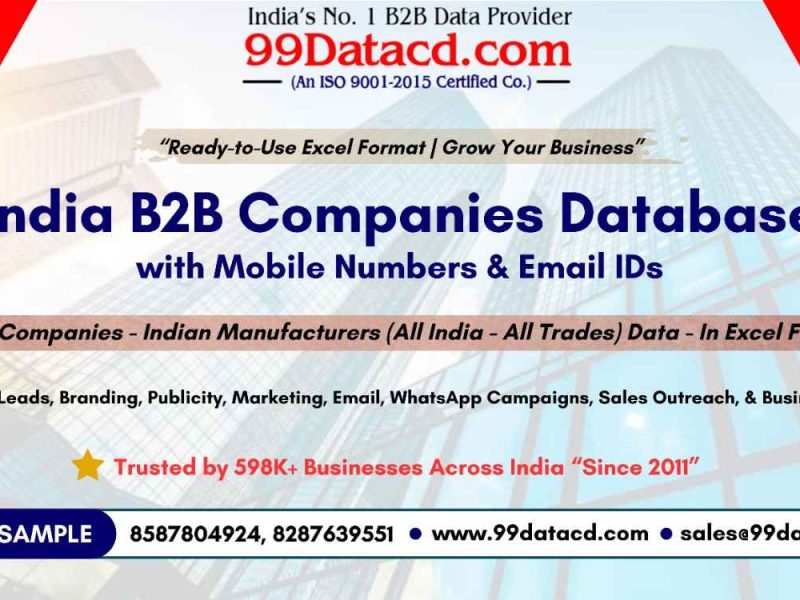 Get List of Companies in India with Free Sample Data