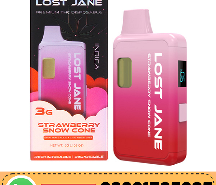 Lost Jane Shatter Sauce + Live Rosin Jam Disposable 3g In Gujranwala - 03001595025