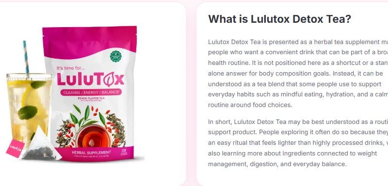 How long does Lulutox Detox Tea take to produce results?