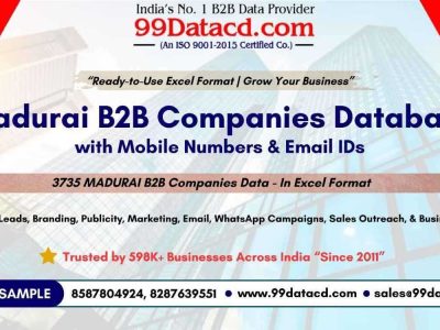 Get List of 3000+ Companies in Madurai with Verified B2B Data