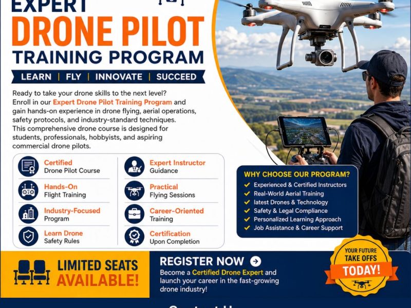 Master Drone Flying with Expert Pilot Training