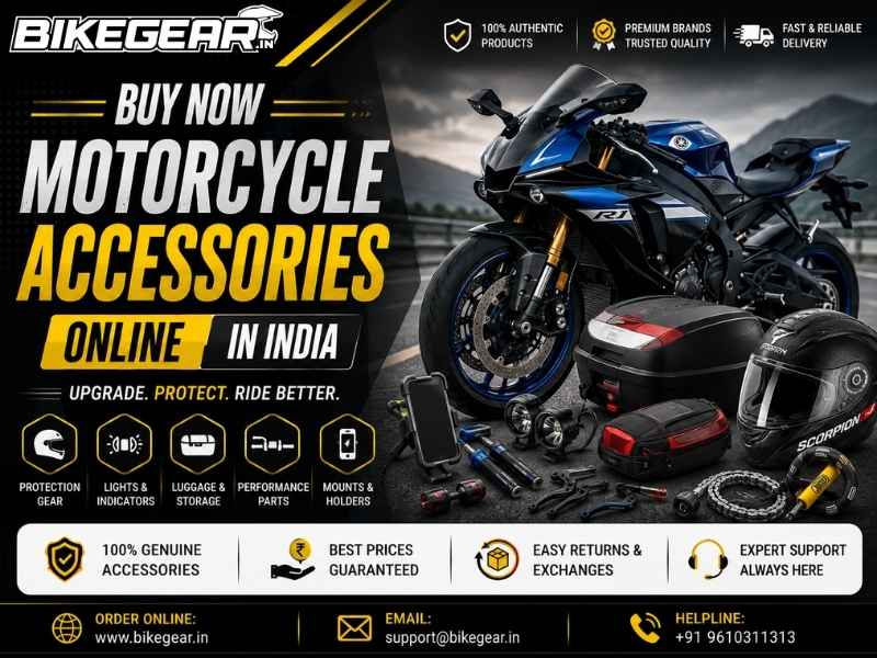 Buy Now Motorcycle Accessories Online in India