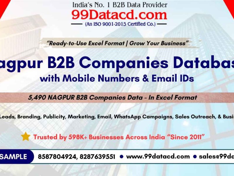 Get List of 5000+ Companies in Nagpur with Verified B2B Data